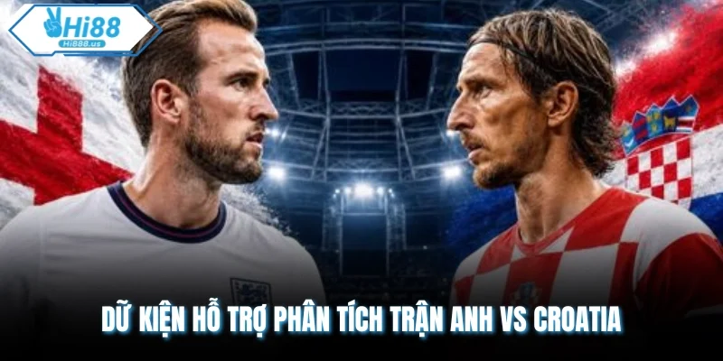 Dữ kiện hỗ trợ phân tích trận Anh vs Croatia